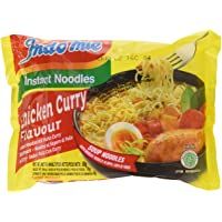 Los mejores  - Indomie Fideos Instantáneos- Curry Pollo - 40 Paquetes